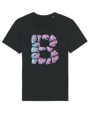 Litera B - 3D Black