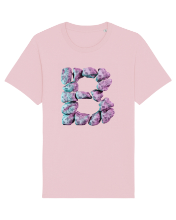 Litera B - 3D Cotton Pink