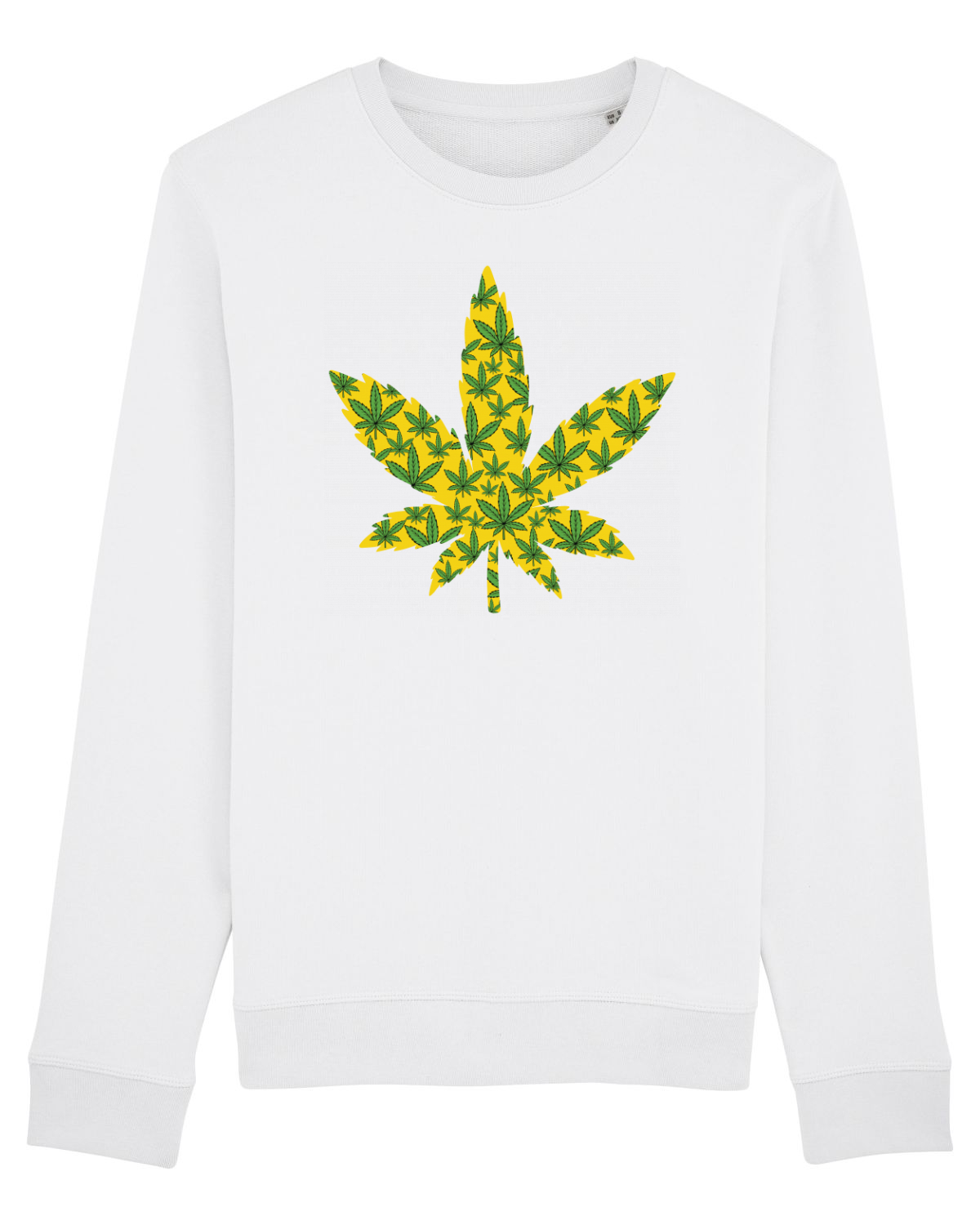 Bluză mânecă lungă Unisex Rise White