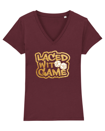 Laced with Game Burgundy