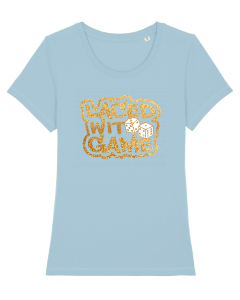 Laced with Game Sky Blue