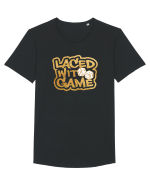 Laced with Game Tricou mânecă scurtă guler larg Bărbat Skater