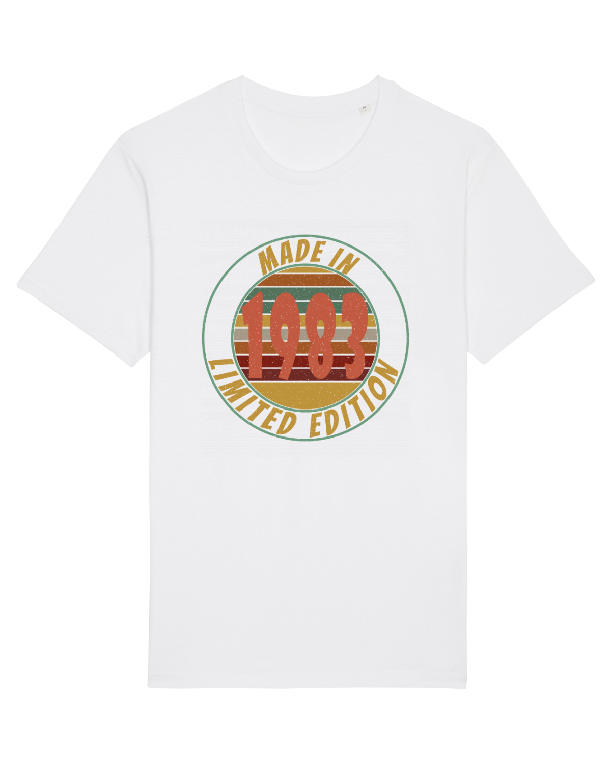 Tricou mânecă scurtă Unisex Rocker White
