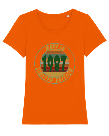 Made In 1987 Limited Edition Bright Orange