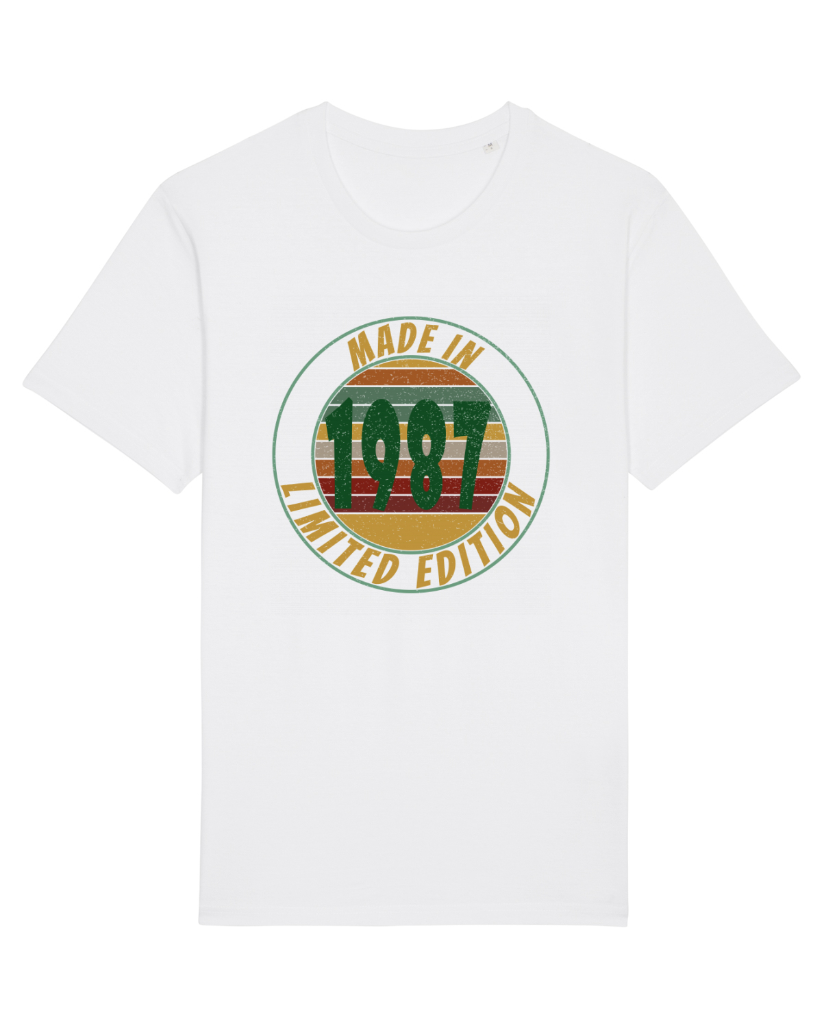 Tricou mânecă scurtă Unisex Rocker White
