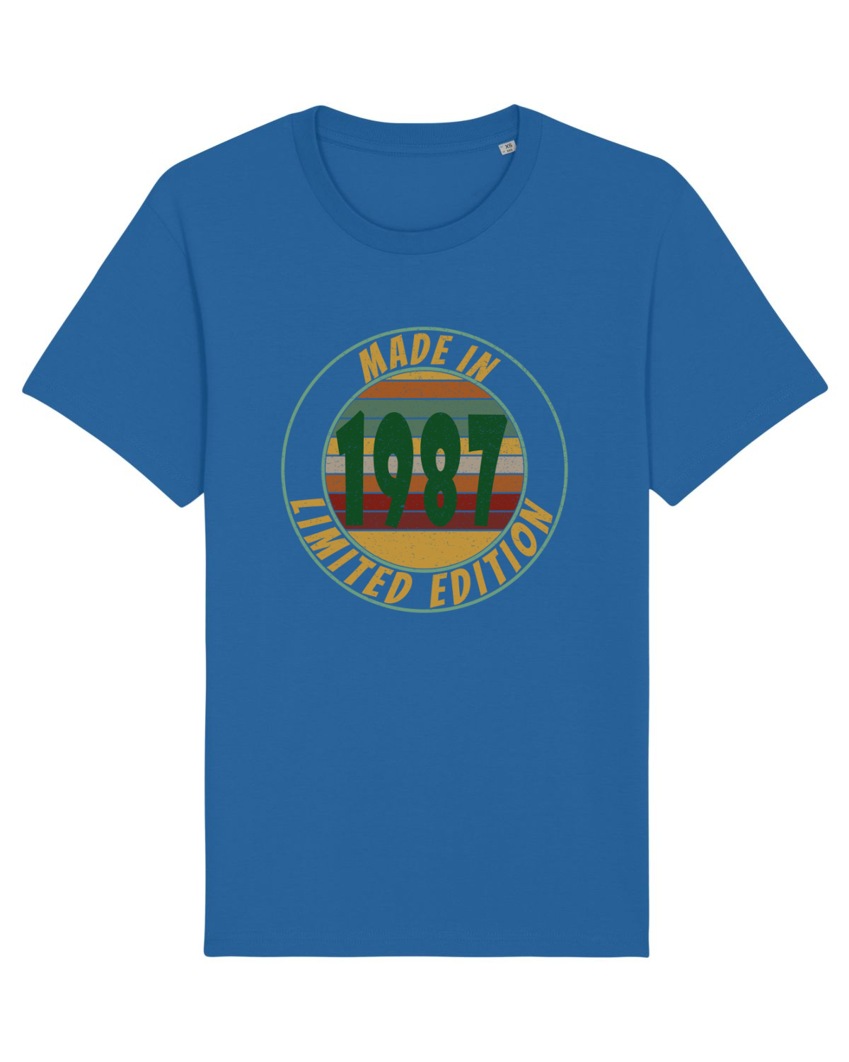 Tricou mânecă scurtă Unisex Rocker Royal Blue