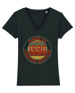 Made In 1990 Limited Edition Tricou mânecă scurtă guler V Damă Evoker