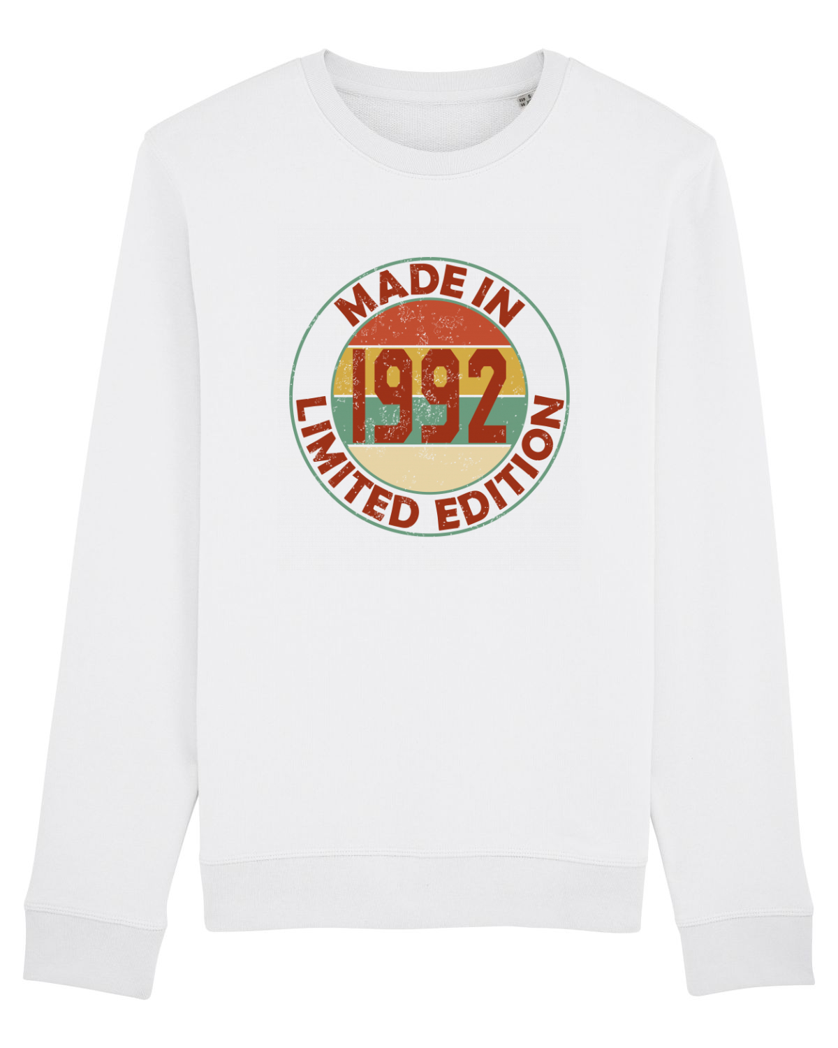 Bluză mânecă lungă Unisex Rise White