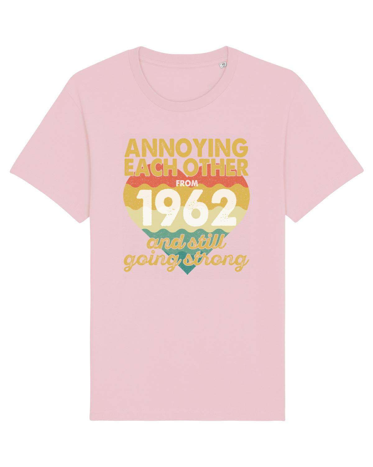 Tricou mânecă scurtă Unisex Rocker Cotton Pink