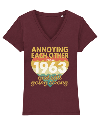 Annoying Each Other From 1963 And Still Going Strong Burgundy