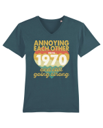 Annoying Each Other From 1970 And Still Going Strong Tricou mânecă scurtă guler V Bărbat Presenter