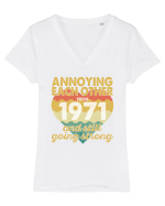Annoying Each Other From 1971 And Still Going Strong Tricou mânecă scurtă guler V Damă Evoker