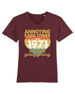 Annoying Each Other From 1971 And Still Going Strong Tricou mânecă scurtă guler V Bărbat Presenter