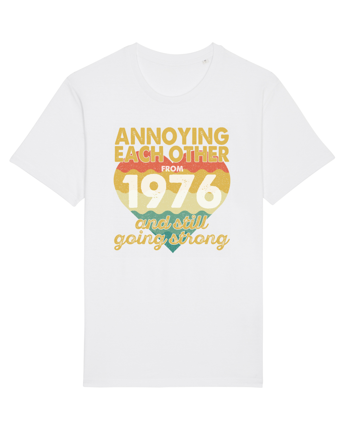 Tricou mânecă scurtă Unisex Rocker White