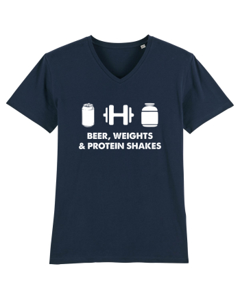 Beer, weights & protein shakes French Navy