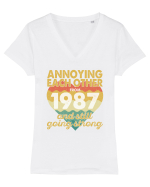 Annoying Each Other From 1987 And Still Going Strong Tricou mânecă scurtă guler V Damă Evoker