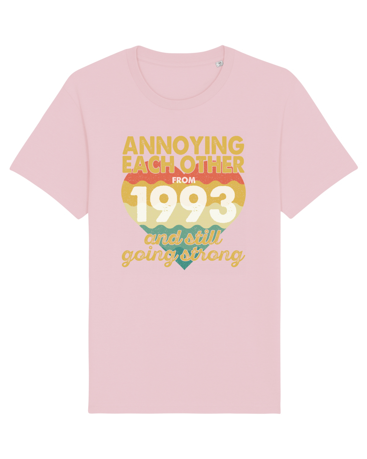Tricou mânecă scurtă Unisex Rocker Cotton Pink