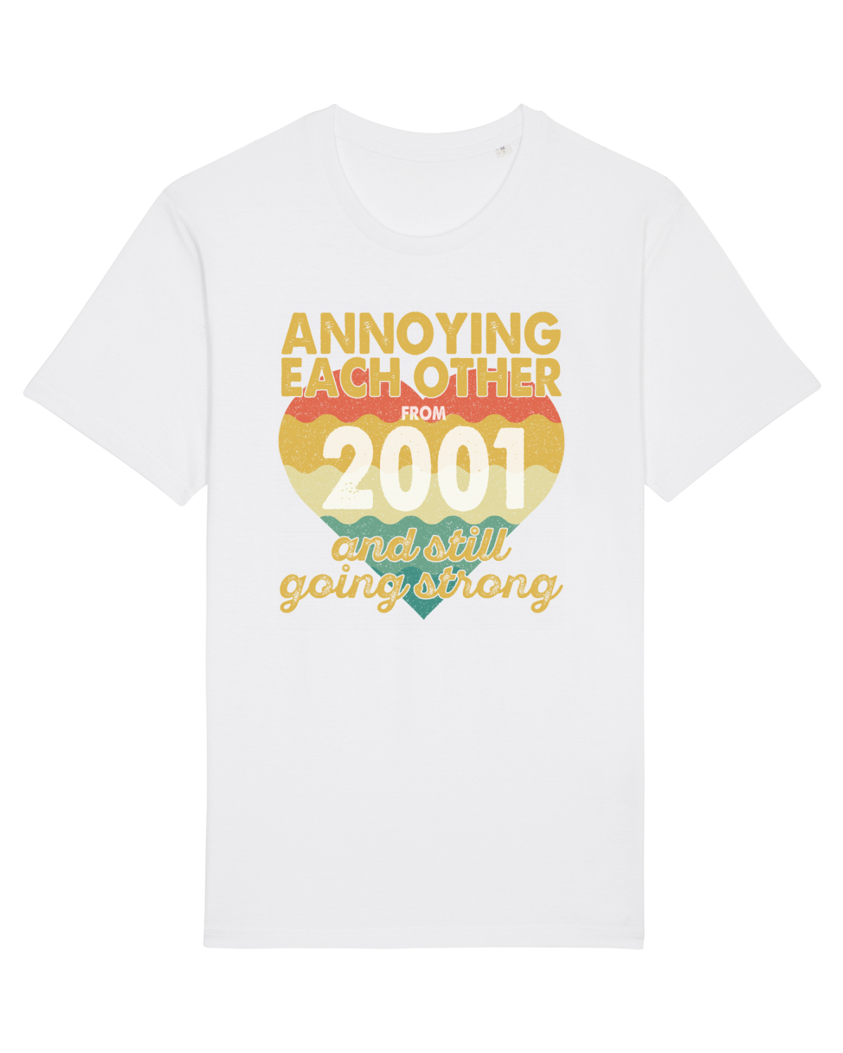 Tricou mânecă scurtă Unisex Rocker White