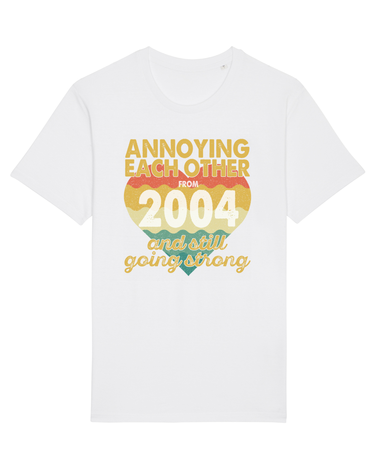 Tricou mânecă scurtă Unisex Rocker White