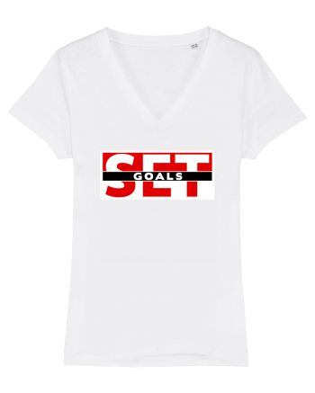 Set Goals White
