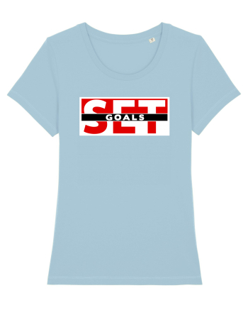 Set Goals Sky Blue