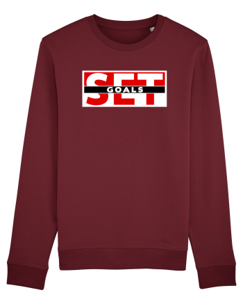 Set Goals Burgundy
