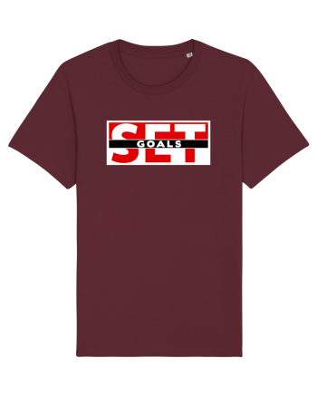 Set Goals Burgundy