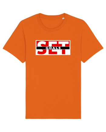 Set Goals Bright Orange