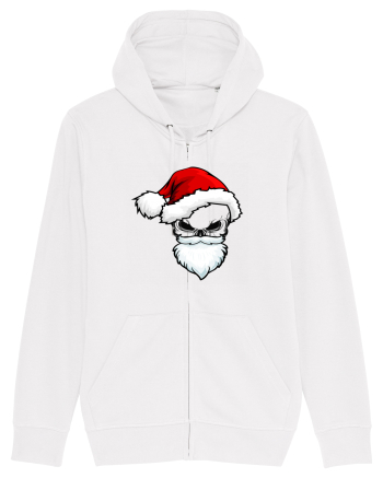 Skull Santa Claus White