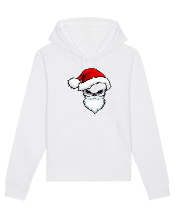 Skull Santa Claus White