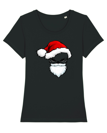 Skull Santa Claus Black