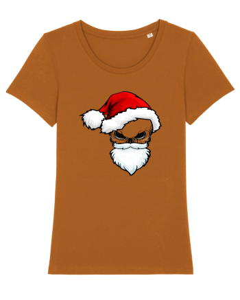 Skull Santa Claus Roasted Orange