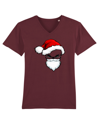 Skull Santa Claus Burgundy