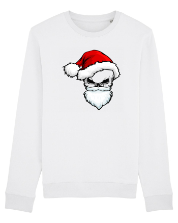 Skull Santa Claus White