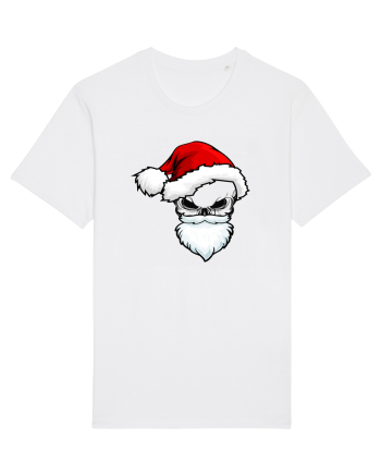 Skull Santa Claus White