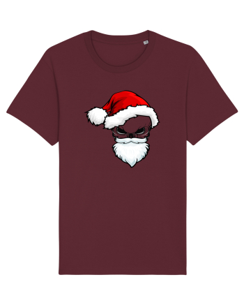 Skull Santa Claus Burgundy