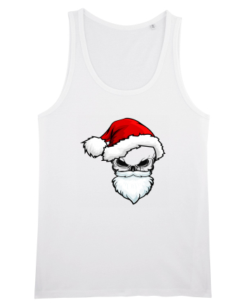 Skull Santa Claus White