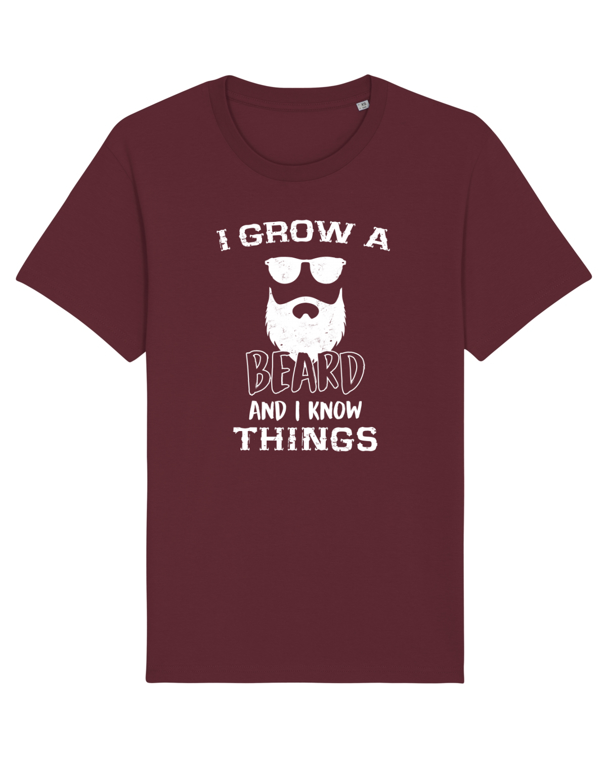 Tricou mânecă scurtă Unisex Rocker Burgundy