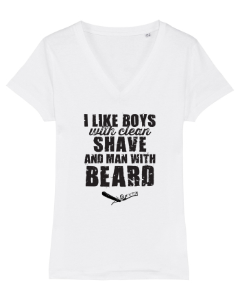 Man with beard White