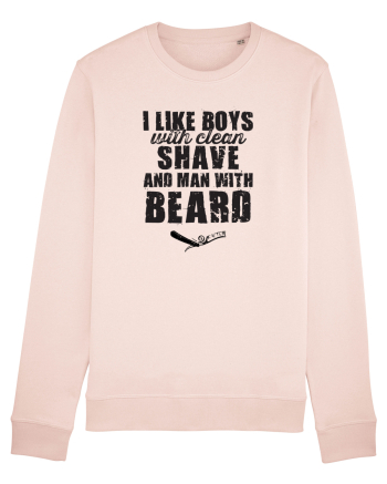 Man with beard Candy Pink