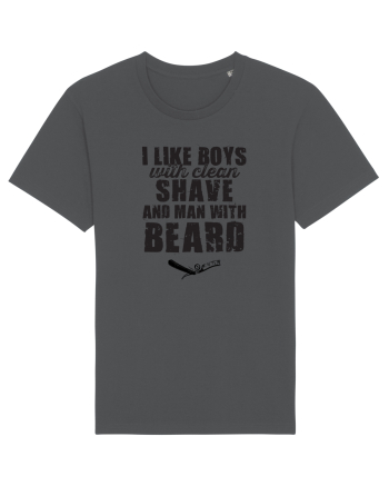 Man with beard Anthracite