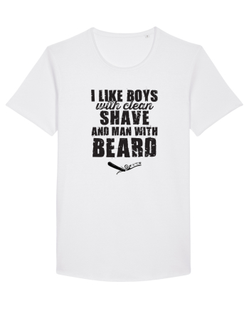 Man with beard White