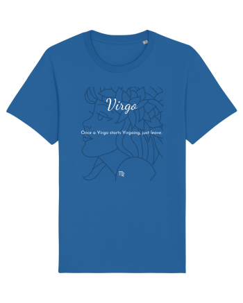 virgo once a virgo starts... Royal Blue