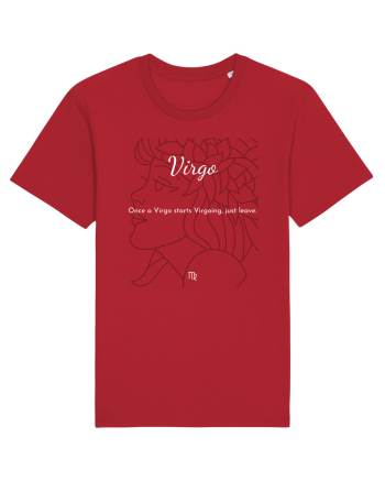 virgo once a virgo starts... Red
