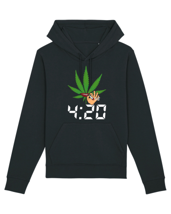 4 20 Funny Trippy Smoking Green Black