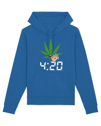 4 20 Funny Trippy Smoking Green Royal Blue