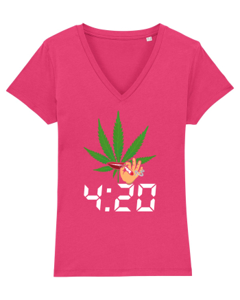 4 20 Funny Trippy Smoking Green Raspberry