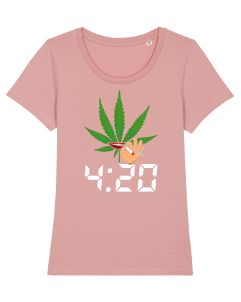 4 20 Funny Trippy Smoking Green Canyon Pink