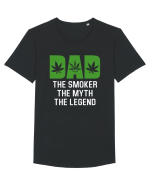 Dad the smoker the myth the legend Tricou mânecă scurtă guler larg Bărbat Skater