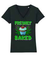 BEING A STONER IS EASY Tricou mânecă scurtă guler V Damă Evoker